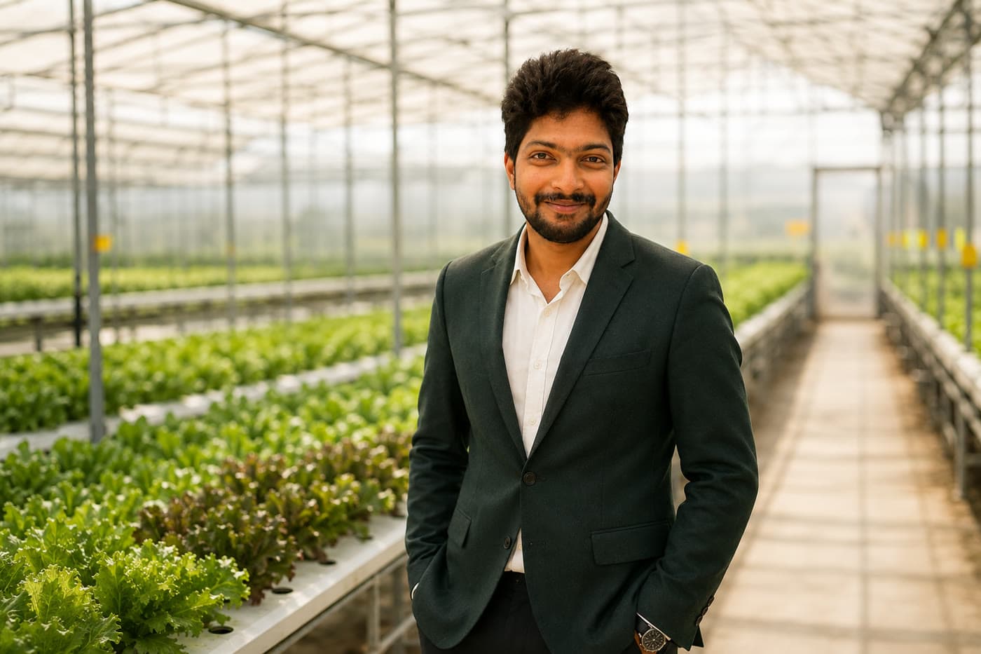 Founder of Agrowculture hydroponic farm