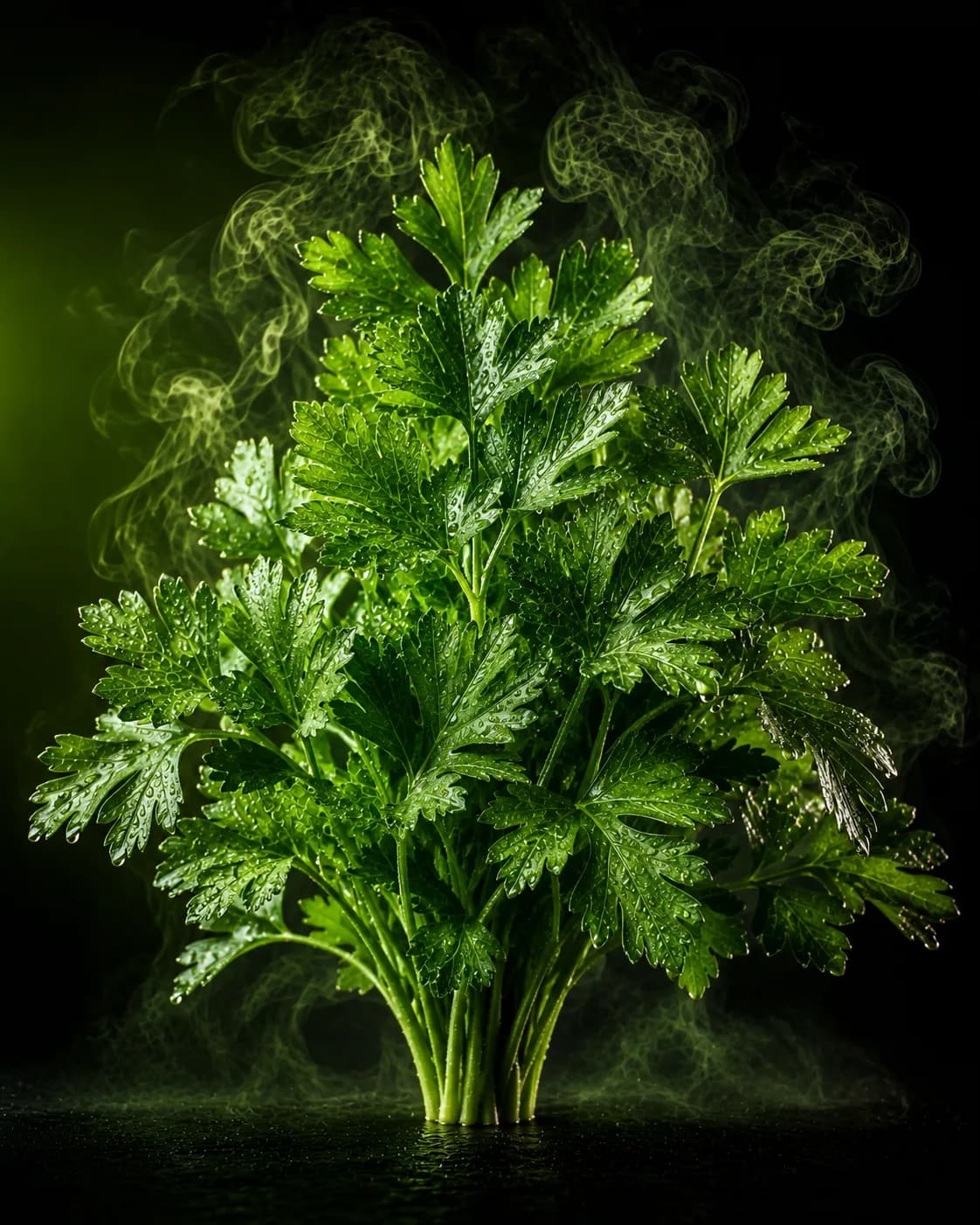 Flat-Leaf Parsley grown at Agrowculture's Hyderabad poly-house farm